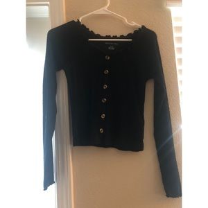 American Eagel long sleeve crop